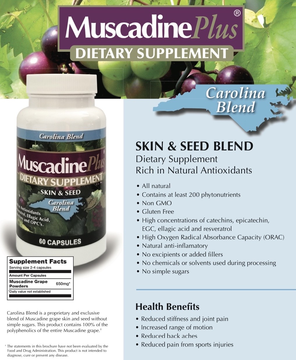 Muscadine Plus Carolina Blend