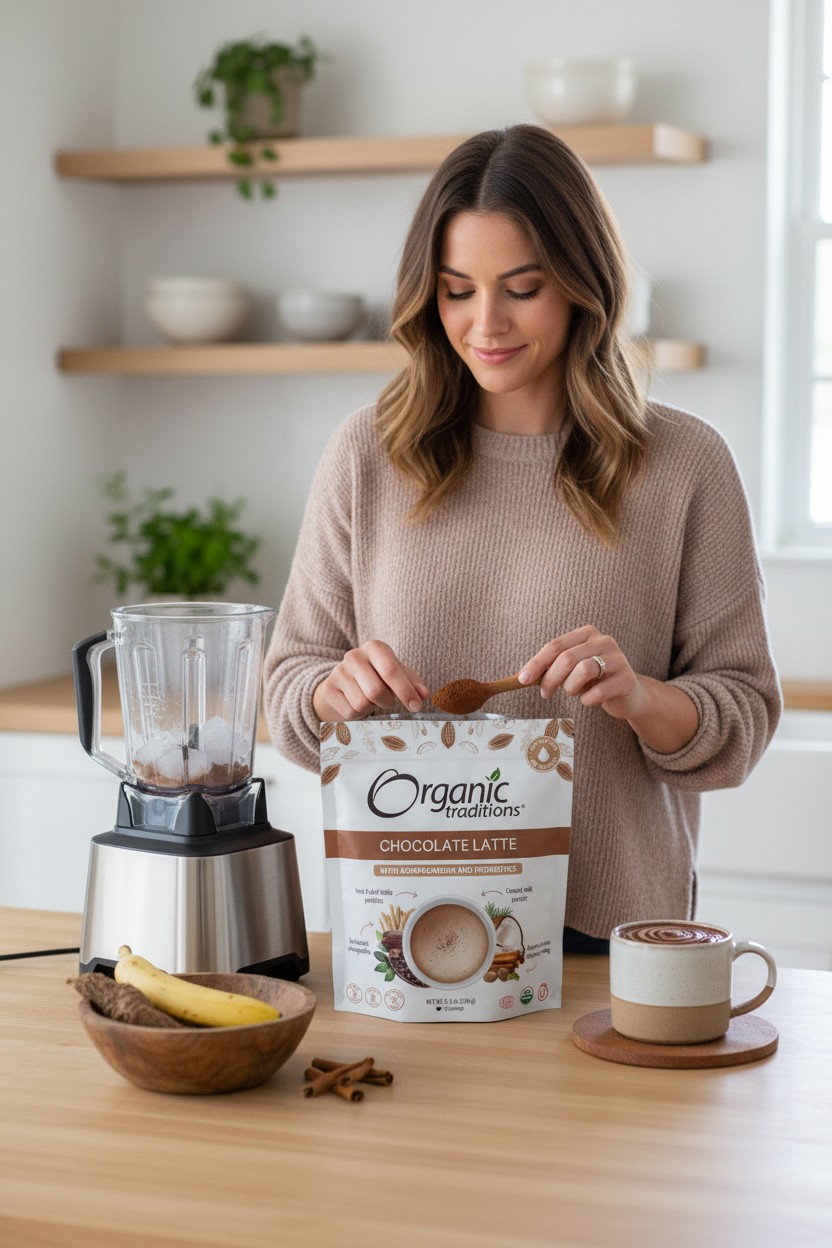 Organic Traditions Chocolate Latte Superfood