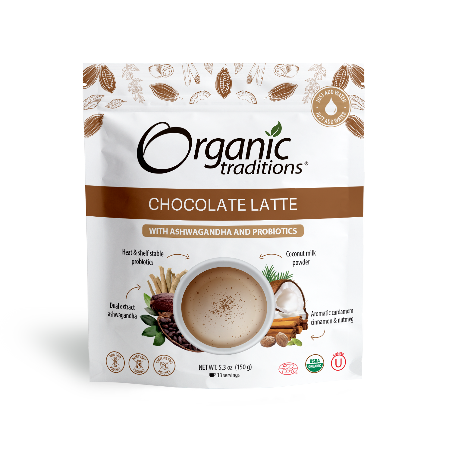 Organic Traditions Chocolate Latte Superfood