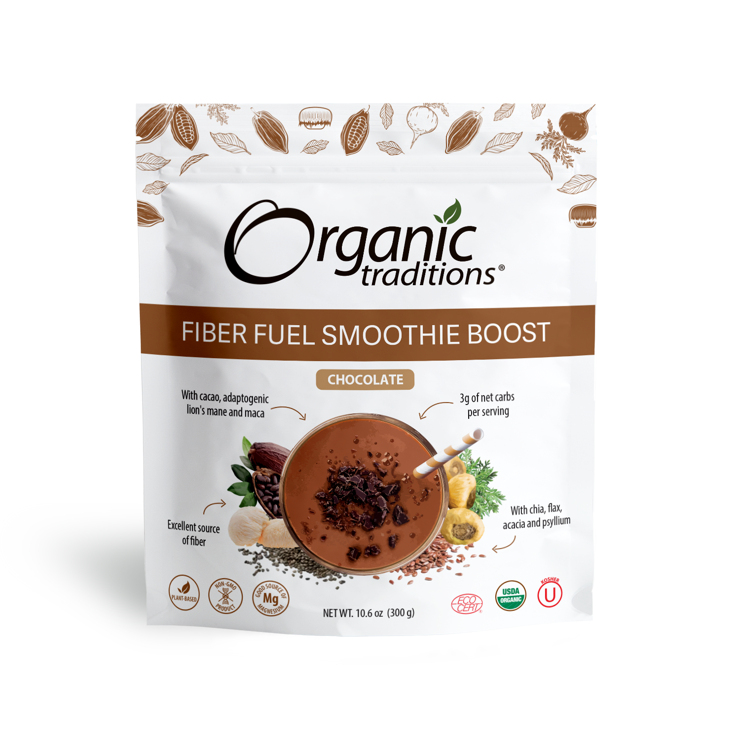 Fiber Fuel Smoothie Boost Chocolate