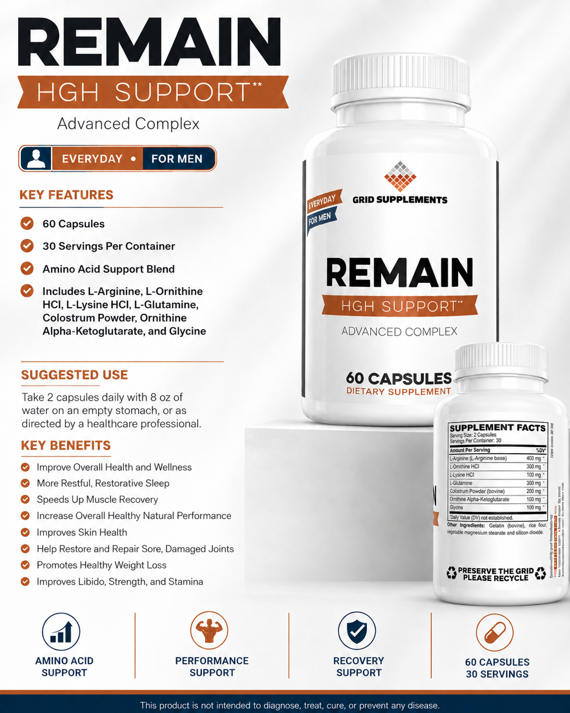 Remain HGH Support